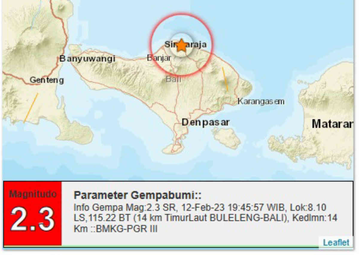 Kubutambahan Buleleng Diguncang Gempabumi Tektonik M Bali Prawara