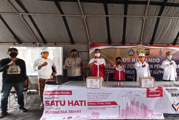  Astra Motor Bali Bersama HCB Donasikan APD, Wujudkan Satu Hati Bersama Indonesia Sehat