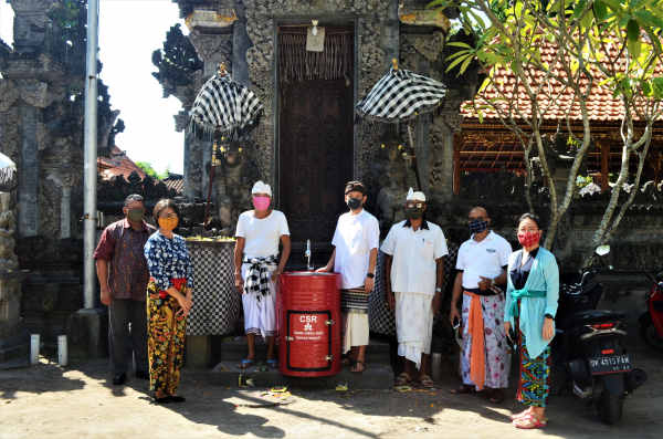  Cegah Penyebaran Covid-19, Hotel Nikko Bali Benoa Beach Donasikan 5 Wastafel dan Ribuan Masker