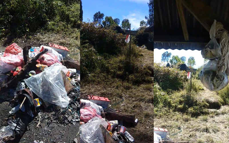  The Batukau Mountain Peak Is Filled With Plastic Waste, Climbing Activities Temporarily Suspended