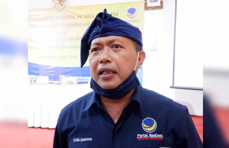  Ida Bagus Oka Gunastawa Ucapkan Selamat dan Sukses Kepada Ketua DPW Partai NasDem Bali