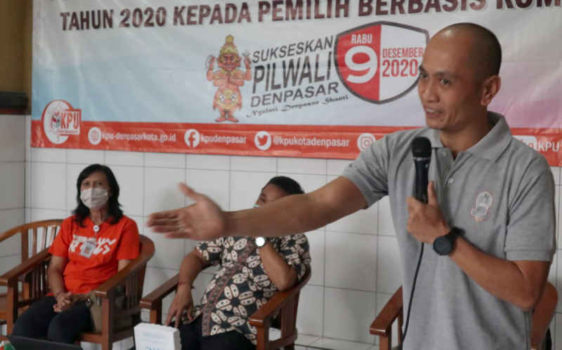  Gencarkan Sosialisasi Pilwali, KPU Denpasar Sasar Komunitas Sepeda