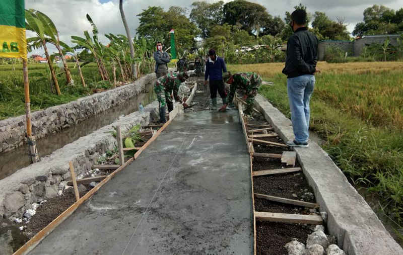  Warga Serta Tokoh Masyarakat, Terkesan Tentang TMMD Kodim Badung