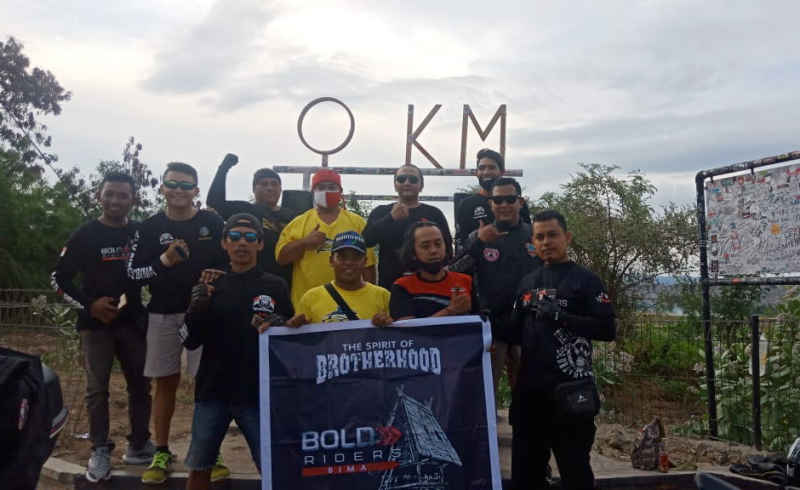  Family Rider Community Bali Tempuh Rute 1.500 Kilometer, Sambangi Bold Riders NTB