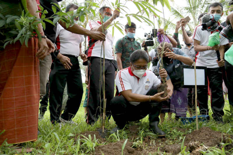  Bupati Giri Prasta Tanam Bambu Tabah, Program RESIC untuk DAS Ayung