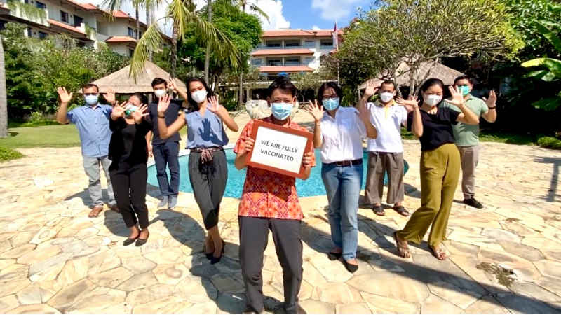  Hotel Nikko Bali, Sediakan Tempat Vaksinasi Dosis Ke-2 Secara Massal 