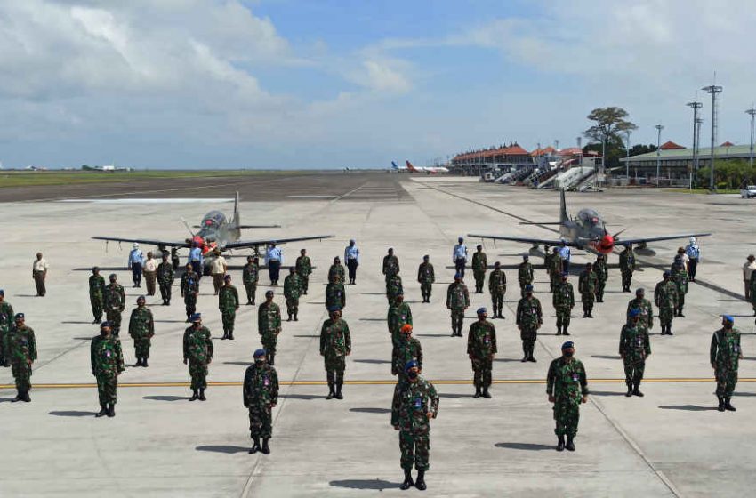  Pesawat Tempur Super Tucano, Gelar Latihan Terbang Jelajah di Bali