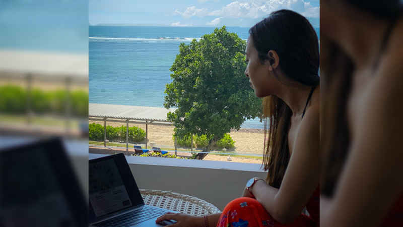  Menjadi Lebih Produktif dengan Pemandangan Samudra Hindia dari Hotel Nikko Bali
