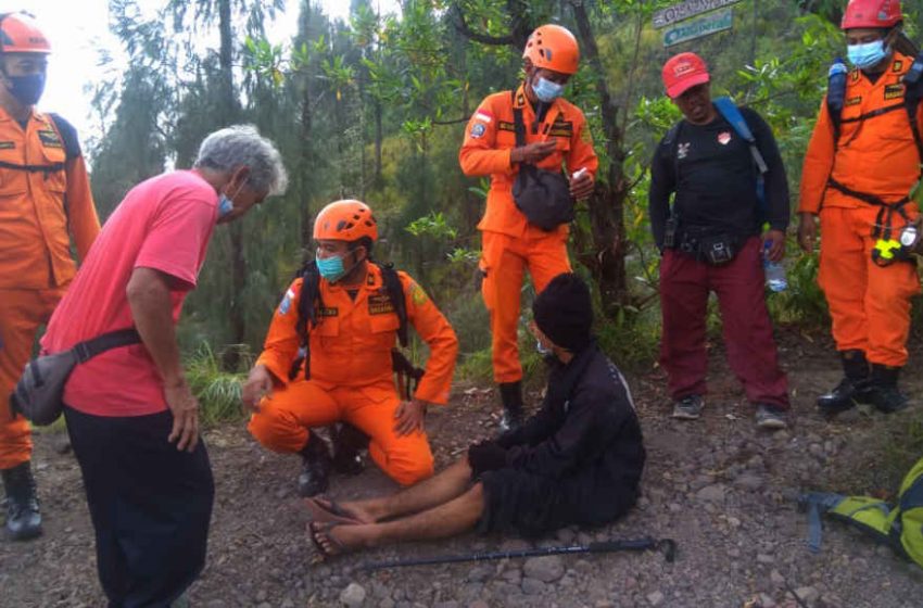  Dievakuasi dari Gunung Agung, Seorang Pendaki Sempat Tersesat dan Alami Kram Kaki