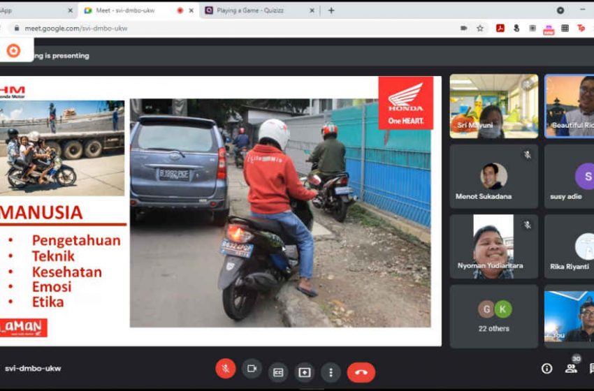  Melalui Webinar, Astra Motor Bali Edukasi Safety Riding #Cari_Aman Kepada Jurnalis