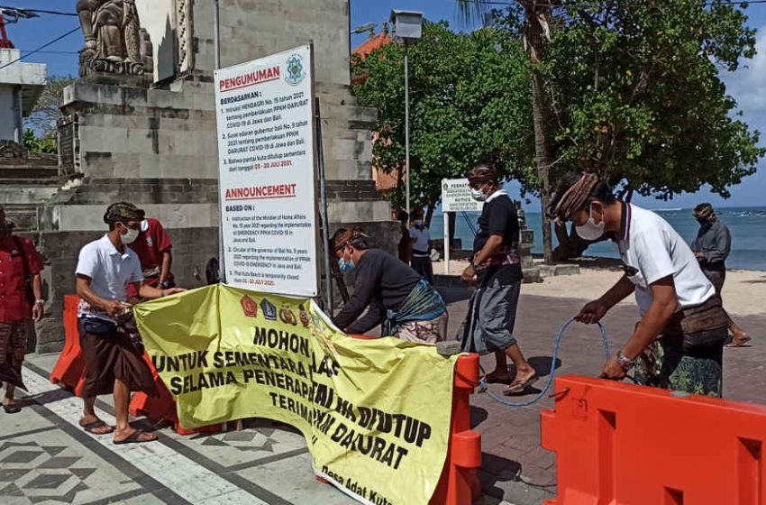  Pantai Kuta Mulai Dibuka, Bendesa Ingatkan Pengunjung Taati Prokes