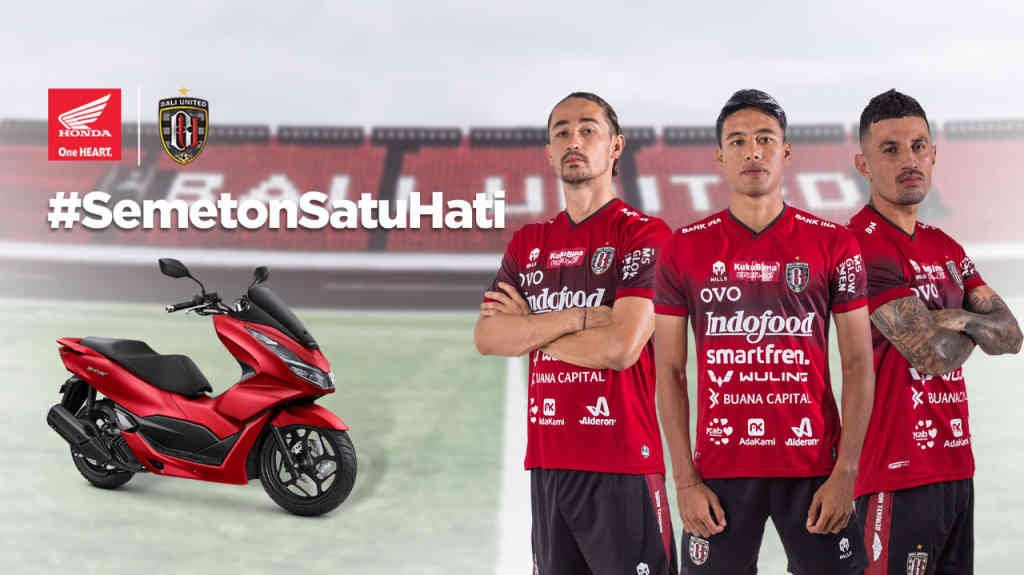 #SemetonSatuHati, Honda Resmi Mendukung Bali United