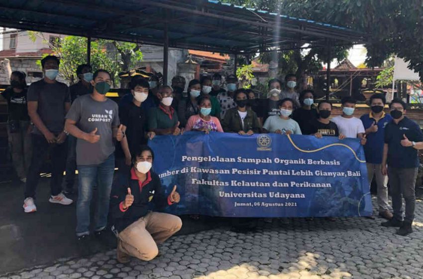  FKP Unud, Bantu Pengelolaan Sampah Organik Berbasis Sumber di Kawasan Pantai Lebih