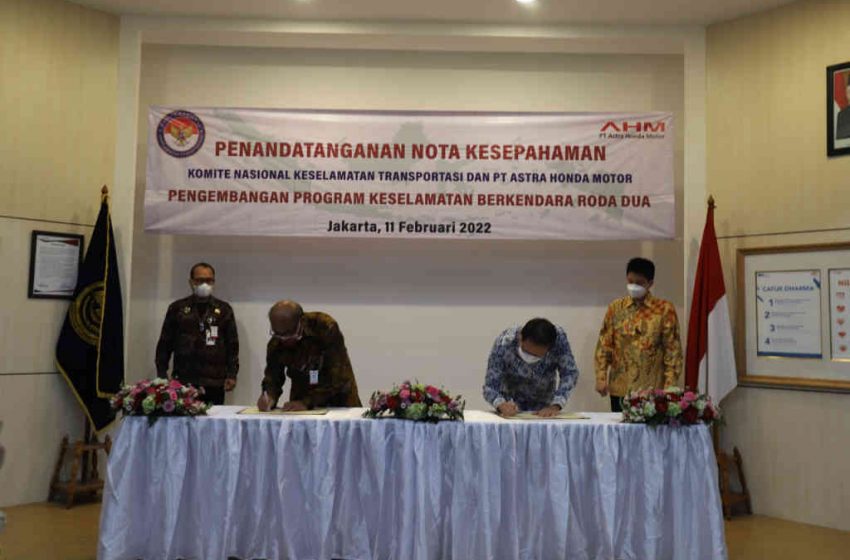  Kolaborasi dengan KNKT, AHM Kembangkan Astra Honda Motor Accident Research Center