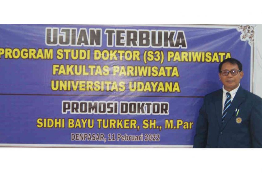  Voluntourism antarkan Dosen Universitas Dhyana Pura Raih Gelar Doktor di Fakultas Pariwisata Unud