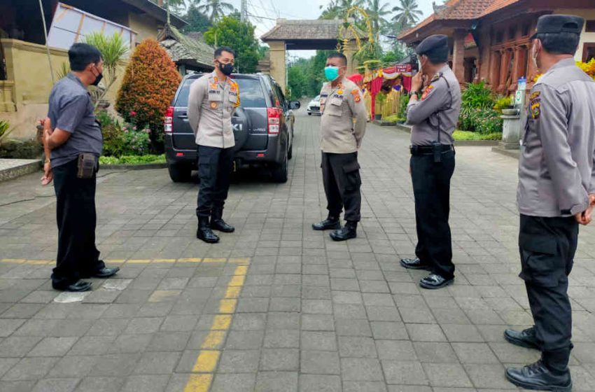  Pengamanan Lebaran, Kapolres Bangli Ingatkan Personil tetap Berkoordinasi dengan Instansi Terkait