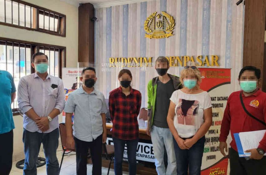  Hidup Dari Belas Kasihan Warga, Ibu dan Anak Asal Rusia Diamankan Kantor Imigrasi Denpasar 