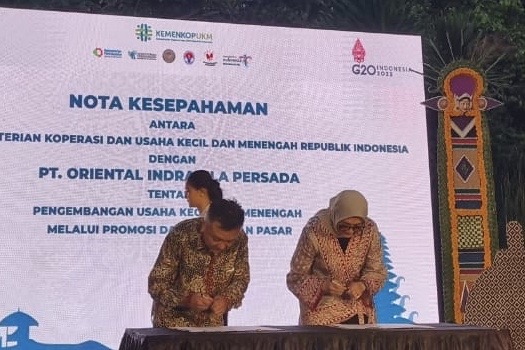  PT. Oriental Indrakila Persada Teken MoU dengan Kemenkop UKM, Fasilitasi UKM di Bali