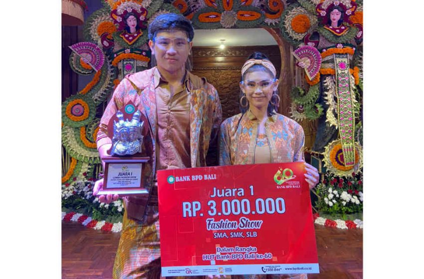  Perwakilan SMAN 1 Singaraja, Sukses Raih Juara 1 Fashion Show Kain Tenun Endek Se-Bali