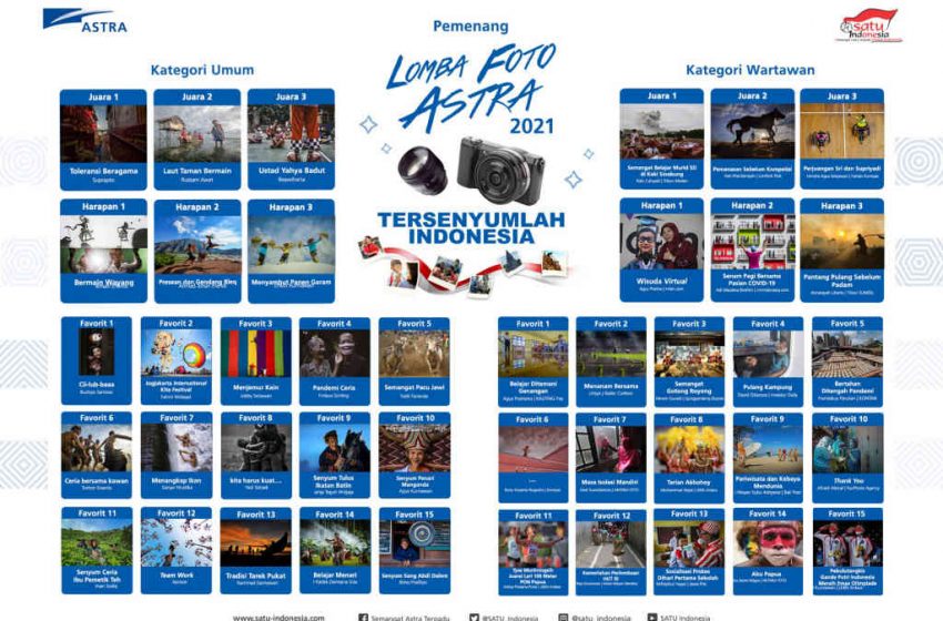  Pemenang Lomba Foto Astra dan Anugerah Pewarta Astra 2021 Diumumkan