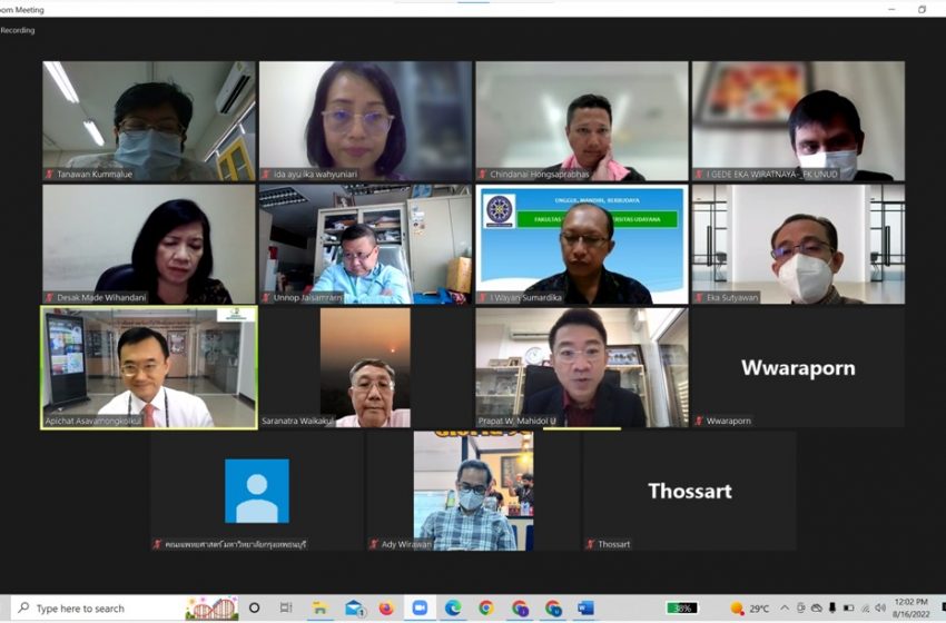  FK Unud Inisiasi Kerja Sama dengan Tiga Universitas Thailand