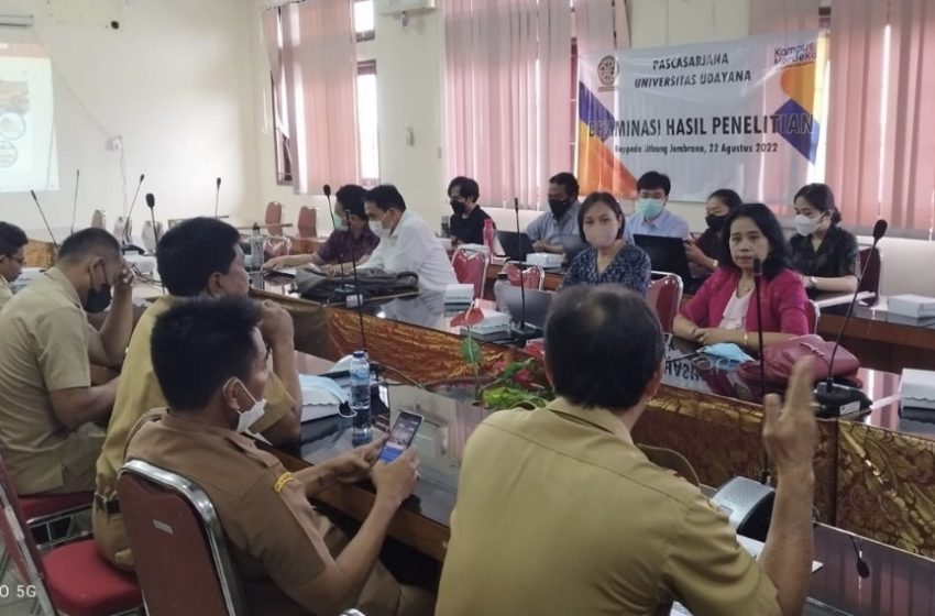  Pascasarjana Unud dan BAPPEDA Jembarana Tingkatkan Inovasi Daerah dengan Diseminasi Hasil Penelitian