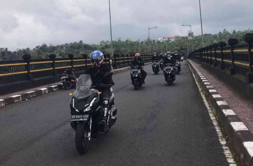  Puluhan Media dan Blogger Bali, Uji Ketangguhan Skutik Penjelajah Jalanan Honda ADV160