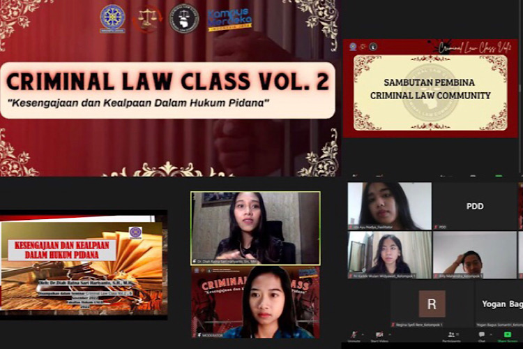  CLC FH Unud gelar Criminal Law Class Vol. 2