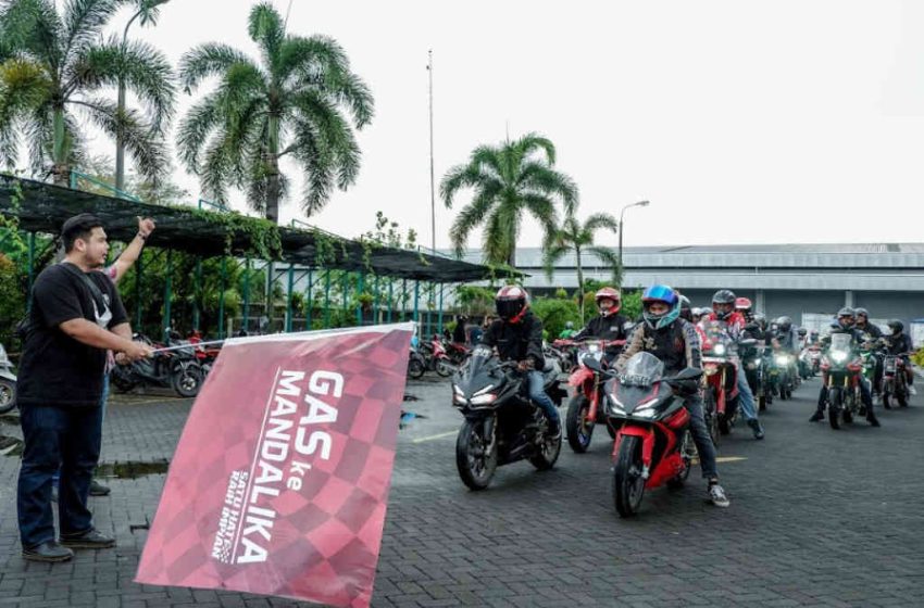  Komunitas Honda Jelajahi Pulau Lombok Menuju WSBK dan IATC Mandalika