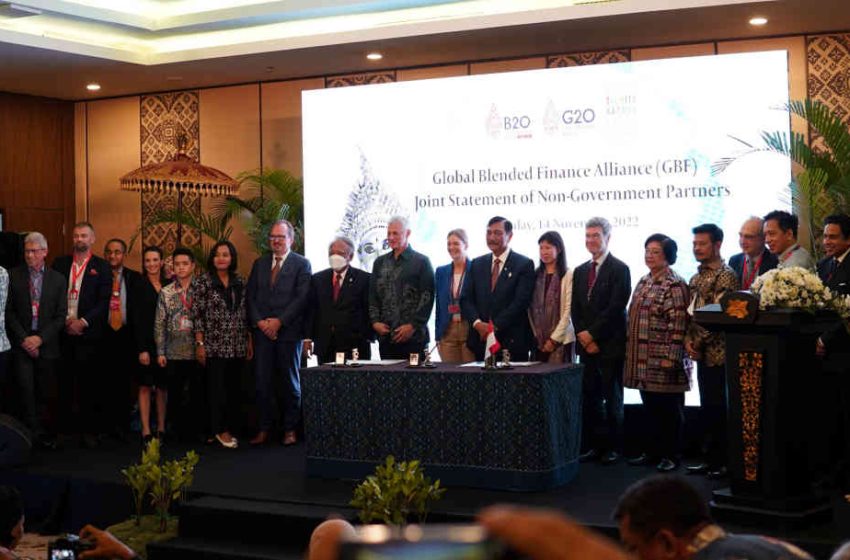  Indonesia Luncurkan Global Blended Finance Alliance untuk Pembiayaan Pembangunan Berkelanjutan