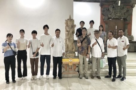 Belajar Sistem Pertanian Pangan di Bali, Mahasiswa Meiji University, Kunjungi FP Unud