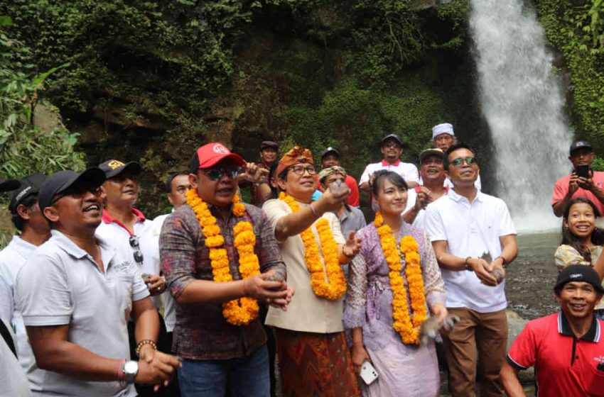  Dukung Sektor Pariwisata Berkelanjutan di Badung, DTW Air Terjun Goa Gong Diresmikan
