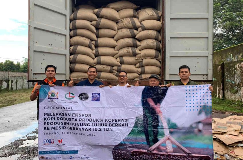  Program Desa Devisa LPEI Sukses Antarkan Kopi Robusta ke Mesir