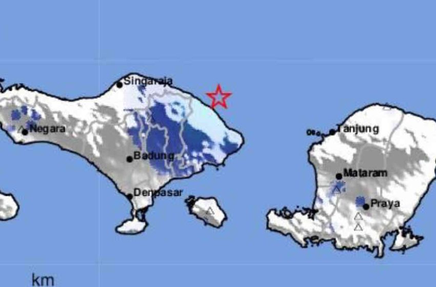  Karangasem Kembali Diguncang Gempabumi Tektonik M 3,9 Rabu Dini Hari