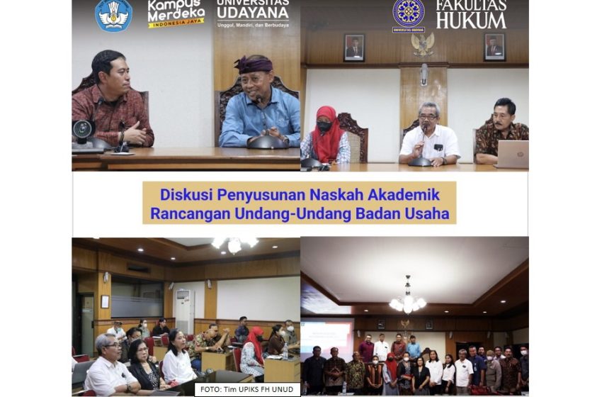 Diskusi Penyusunan Naskah Akademik Rancangan Undang-Undang Badan Usaha ...