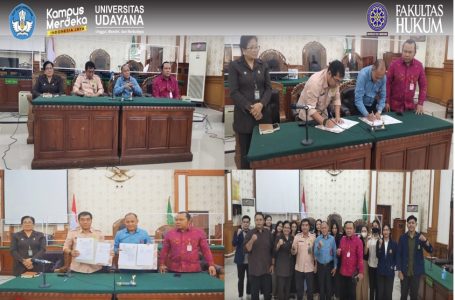 Implementasi MBKM Magang Mandiri, FH Unud dan Pengadilan Negeri Denpasar Tandatangani Kerja Sama