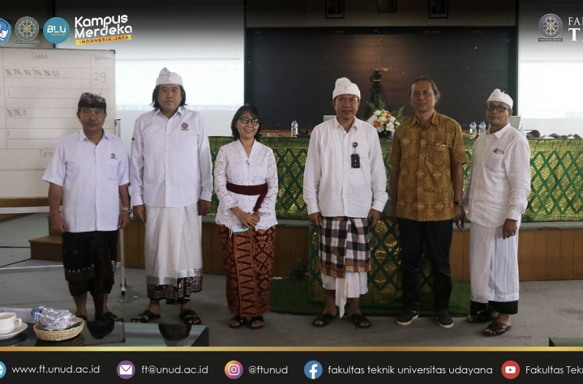  FT Unud gelar Sidang Senat Akademik