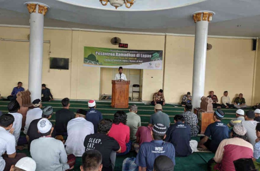  Kadivpas Bali Buka Pesantren Ramadhan di Lapas Kerobokan