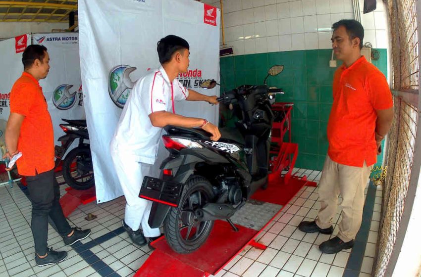  Astra Motor Bali Gelar Kontes Siswa dan Guru SMK TBSM Astra Honda 2023