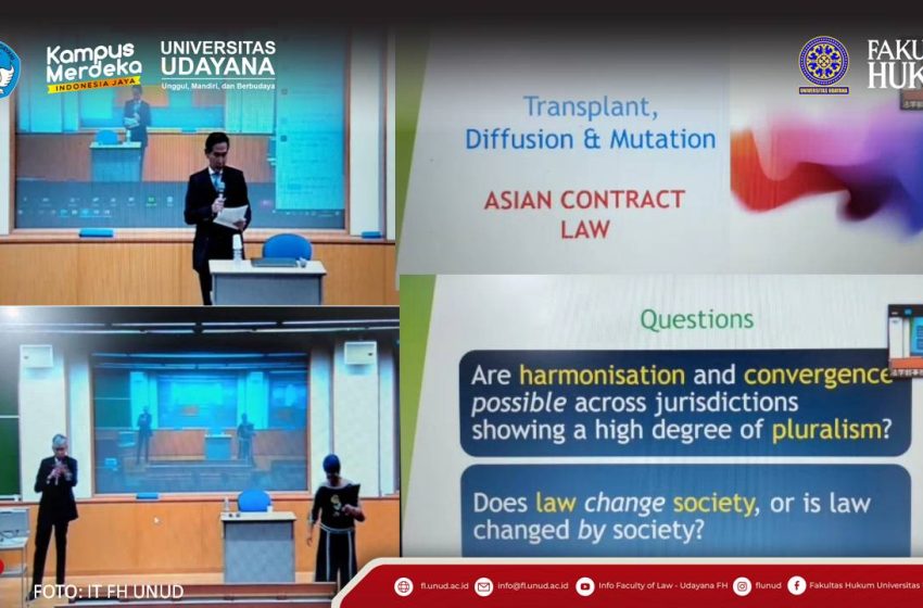  FH Unud Diundang Jadi Partisipan Dalam “2nd Doshisha Oxford Lecture Series”