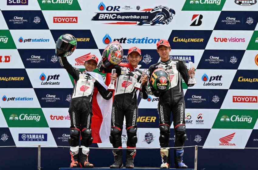  Pebalap Binaan Astra Honda Raih Podium Tertinggi TTC Buriram