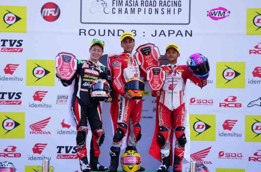  Tak Terbendung, Astra Honda Racing Team Dominasi Podium ARRC Jepang