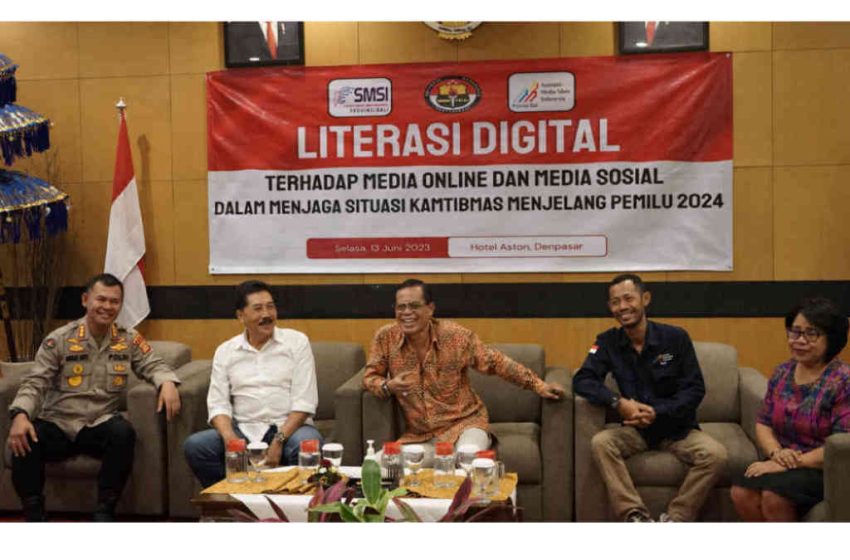  Jaga Situasi Kamtibmas Jelang Pemilu 2024, Polda Bali Gelar Literasi Digital