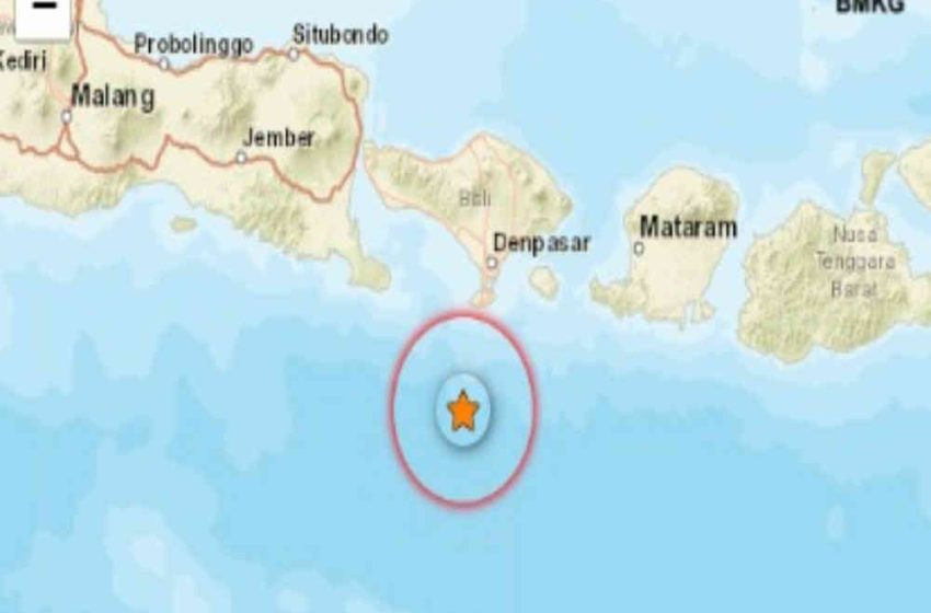  Bali Selatan Diguncang Gempabumi Tektonik M 4,3 Jenis Dangkal