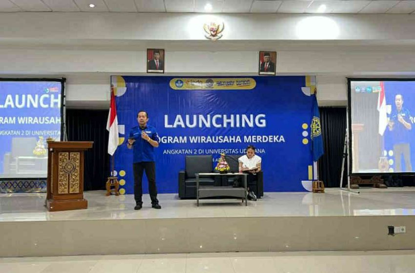  Unud Launching Program Wirausaha Merdeka Angkatan 2, Diikuti 8 Perguruan Tinggi di Bali