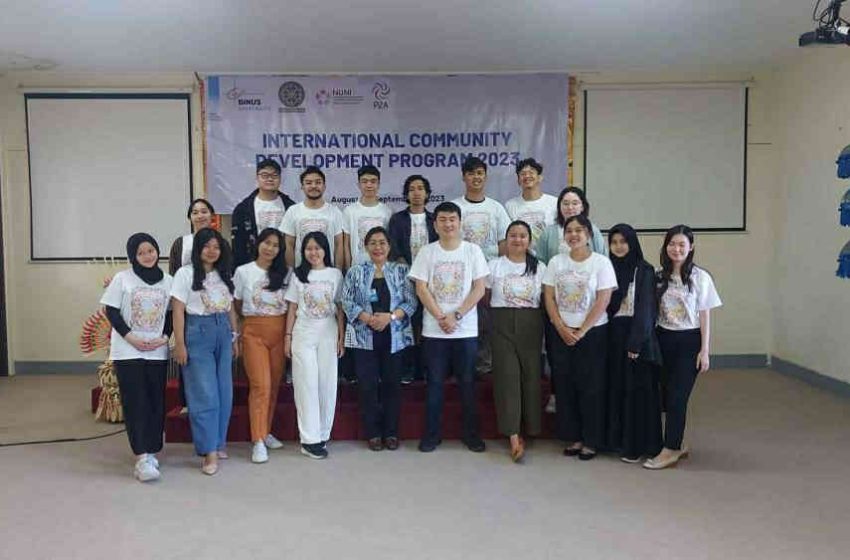  Kantor Urusan Internasional Unud Bekerjasama dengan BINUS University Sasar UMKM di Bali dalam Program ICDP 2023