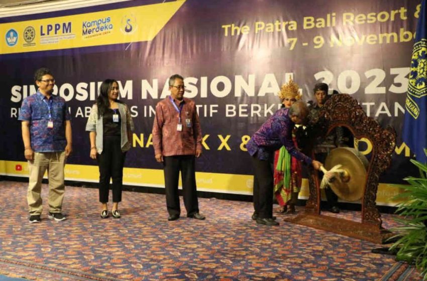  LPPM Unud Gelar Simposium Nasional Riset dan Abdimas Inovatif Berkelanjutan Tahun 2023