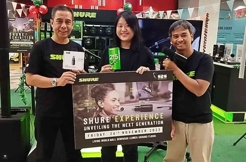  Shure Memperkenalkan Tiga Produk Terbaru di Bali