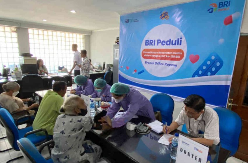  BRI Regional Office Denpasar Beri Layanan Pemeriksaan Kesehatan Gratis ke Nasabah, Meriahkan HUT ke-128