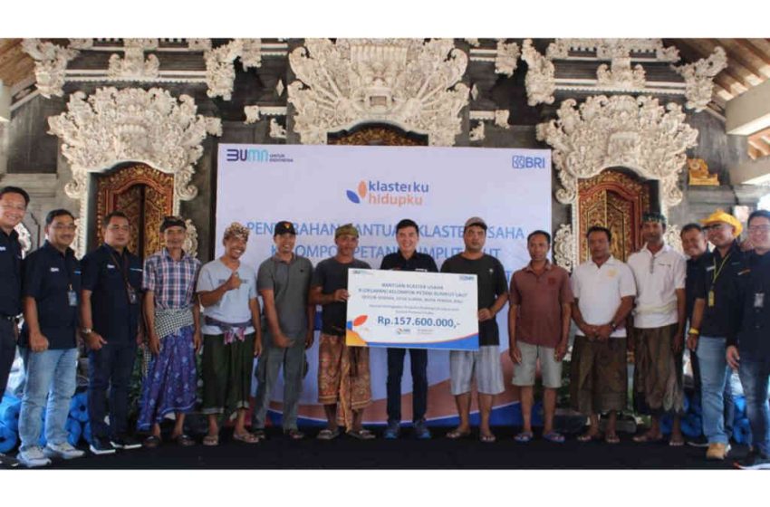  BRI Regional Office Denpasar Salurkan Bantuan Sarpras Produksi kepada Klaster Usaha Rumput Laut Nusa Penida